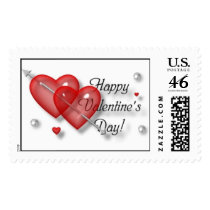 Happy Valentines Day 3 postage