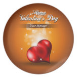 Happy Valentine's Day 4 Plate
