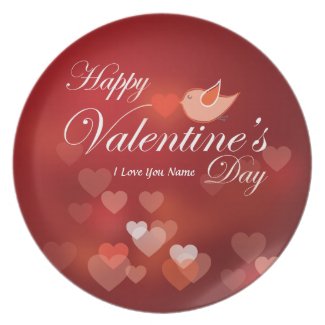Happy Valentine's Day 7 Plate