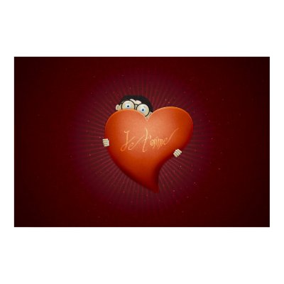 Happy Valentine's Day: A Boy In Love Poster by vladstudio