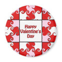 Happy Valentine's Day Art magnets