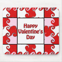 Happy Valentine's Day Art mousepads by dndartstudio Happy Valentine's Day Art mousepads