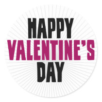 Happy Valentine's Day - Bastard Stickers
