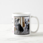 Happy Valentine's day Boston terrier mug