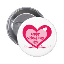 Happy Valentines Day Button