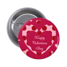 HAPPY VALENTINES DAY  Button