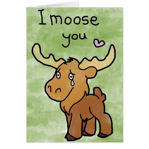 happy valentines day moose clipart