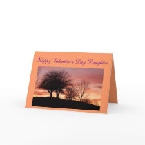 Happy Valentine's Day Daughter Greeting Card cards