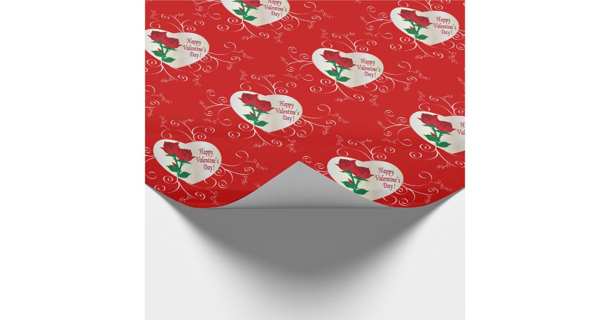 valentines day wrapping paper happy s day wrapping paper zazzle valentines day wrapping paper happy s day wrapping paper zazzle