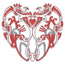 Happy Valentine's Day Embroidered Celtic Heart embroidered shirts by iheartshop Happy Valentine's Day Embroidered Celtic Heart embroidered shirts
