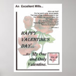 Happy Valentines Day -- Excellent Wife Poster