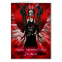 Happy Valentine's Day Fiance, Gothic Valentine cards
