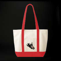 Happy Valentine's Day French Bulldog tote bag bags