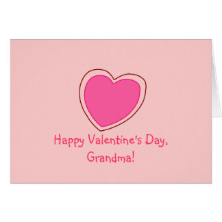 Happy Valentines Day Grandma Cards | Zazzle