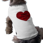 Happy Valentines Day Heart Pet T Shirt