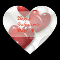 Happy Valentine's Day Heart Sticker stickers