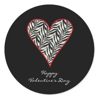 Happy Valentines Day Heart Stickers sticker