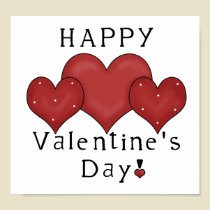 Happy Valentine's Day Hearts D7 Print/Sign by mrssocolov Happy Valentine's Day Hearts D7 Print/Sign