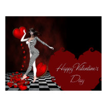 Happy Valentine's Day - Jester Fantasy Print