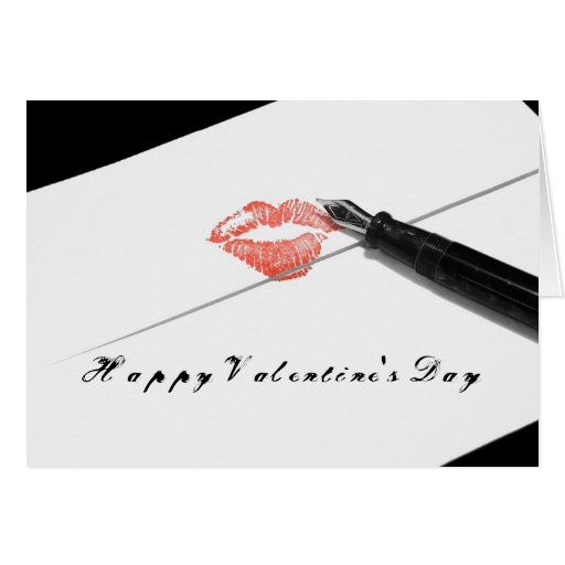 Happy Valentine's Day Love Letter Card