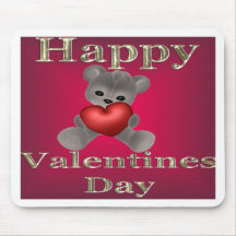 happy valentines day mouse mat