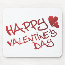 happy valentine's day mouse pad