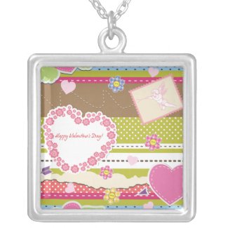 Happy Valentine's Day necklace