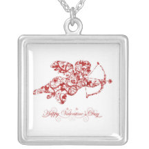 Happy Valentines Day Pendant