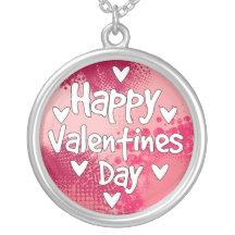 Happy Valentines Day Pendant