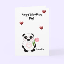 Happy Valentines Day  - Panda Bear cards