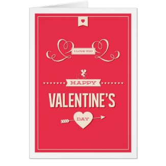 Happy Valentine's Day Photo Folded Card