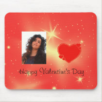 Happy Valentine's Day photo holder mousepad mousepads