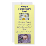 Happy Valentine's Day! Photocards From Family Personalized Photo Card