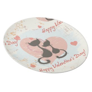Happy Valentine's Day plate