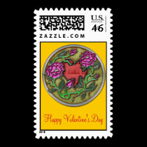 Happy Valentine's Day postage