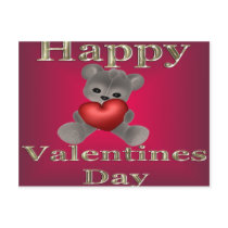happy valentines day postcards