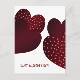 Happy Valentines Day Postcard postcard