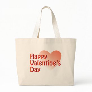 Happy Valentine's Day tote bag