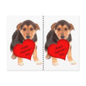 Happy Valentine's Day Puppy postcards by malibuitalian Happy Valentine's Day Puppy postcards