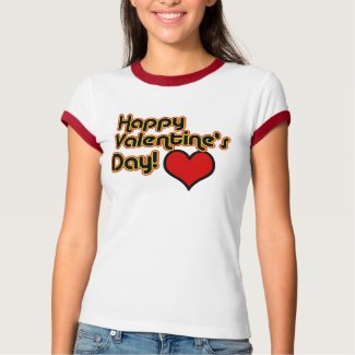 Happy Valentine's Day Retro Style T-Shirt shirt