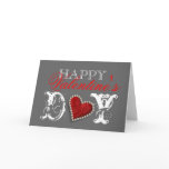 "Happy Valentine's day" romantic heart love cards