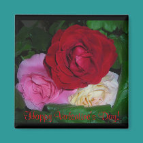 Happy Valentine's Day! Roses magnets