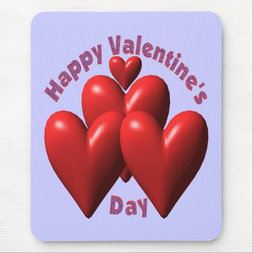 Happy Valentines Day T-shirts and Gifts Mouse Mat