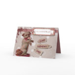 happy valentine's day to my daughter cute dog cards