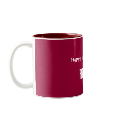 Happy Valentine's Day To My, Fireman-Mug by pammys