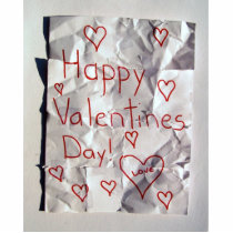 Happy Valentine's Day, torn and taped together Photo Cutouts