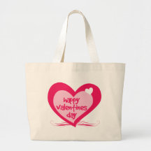 Happy Valentines Day Tote Bag