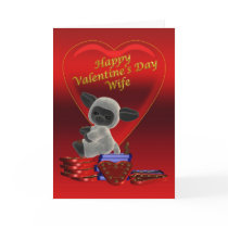 Happy Valentine's Day Wife Greeting Card