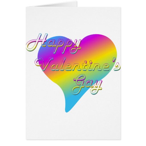 Happy Valentines Gay Greeting Card Zazzle