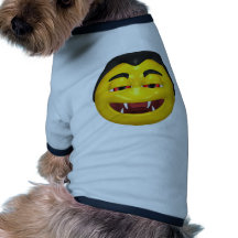 Happy Vampire Face Dog Clothing